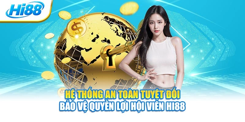 Hệ thống an toàn tuyệt đối bảo vệ quyền lợi hội viên Hi88